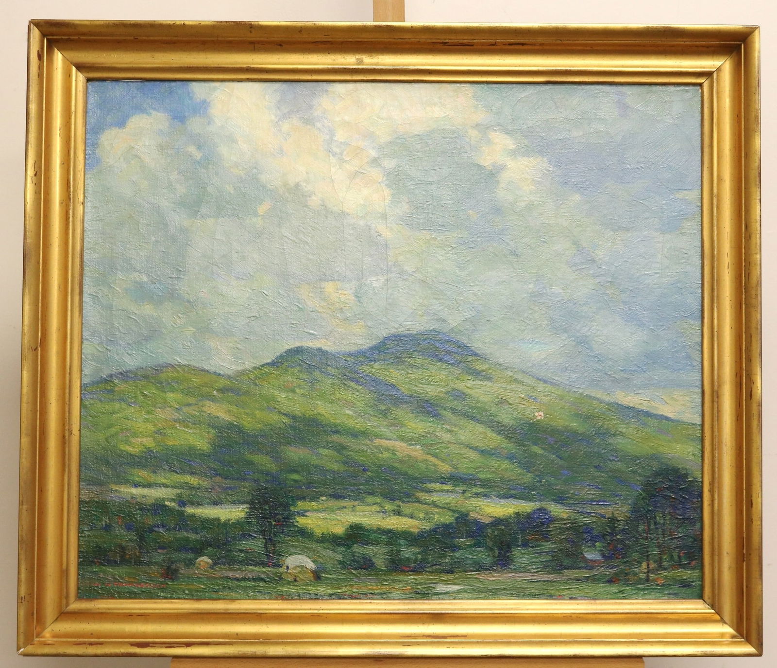 WALLACE WEIR FAHNESTOCK (American, 1877 - 1962). Vermont Landscape, Oil on canvas of a Vermont (1 of 16)