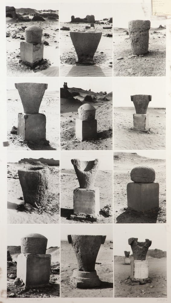 DODO JIN MING, (Chinese, b. 1955). Diverting Forms - Back to Egypt, Twelve toned silver pint (1 of 1)