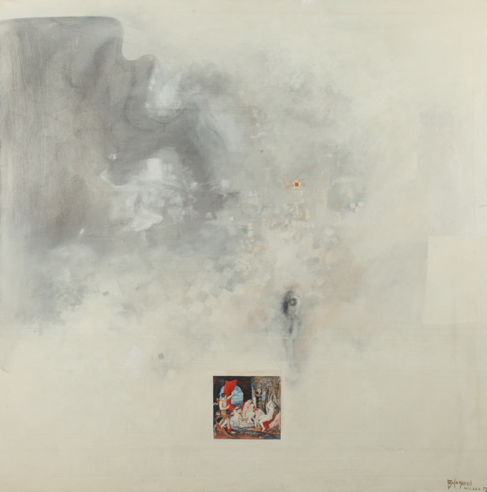 JOSÉ BALAGUERÓ (Spanish, b. 1930). ABSTRACT WITH FIGURES, 1970, signed and dated '70 lower right. (1 of 13)