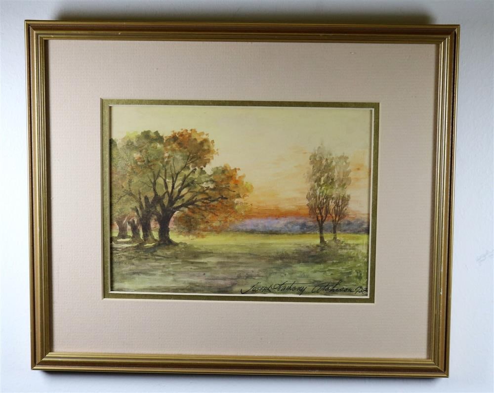 JOSEPH ANTHONY ATCHISON (American, 1895 - 1967). Late Summer Landscape, 1938, Watercolor and gouache (1 of 8)