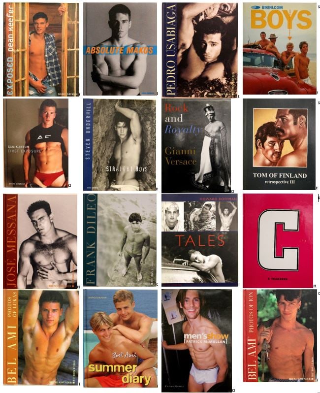 SELECTION OF 16 BOOKS (LGBTQ+ INTEREST.: SELECTION OF 16 BOOKS (LGBTQ+ INTEREST. SELECTION OF 16 BOOKS (LGBTQ+ INTEREST . A selection of lightly used hardcover and softcover books as follows: (1) "Exposed: Dean Keefer" by Dean Keefer (Author
