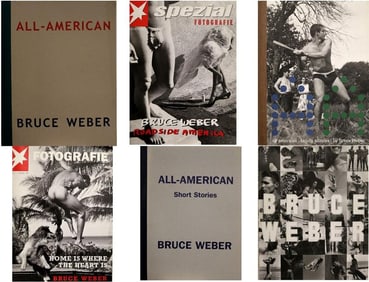 SELECTION OF 6 BRUCE WEBBER BOOKS (LGBTQ+ INTEREST),