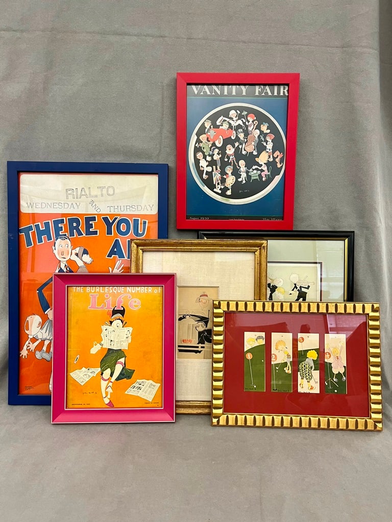 GROUP OF SIX ITEMS BY JOHN HELD (AMERICAN, 1889-1958). (1 of 20)