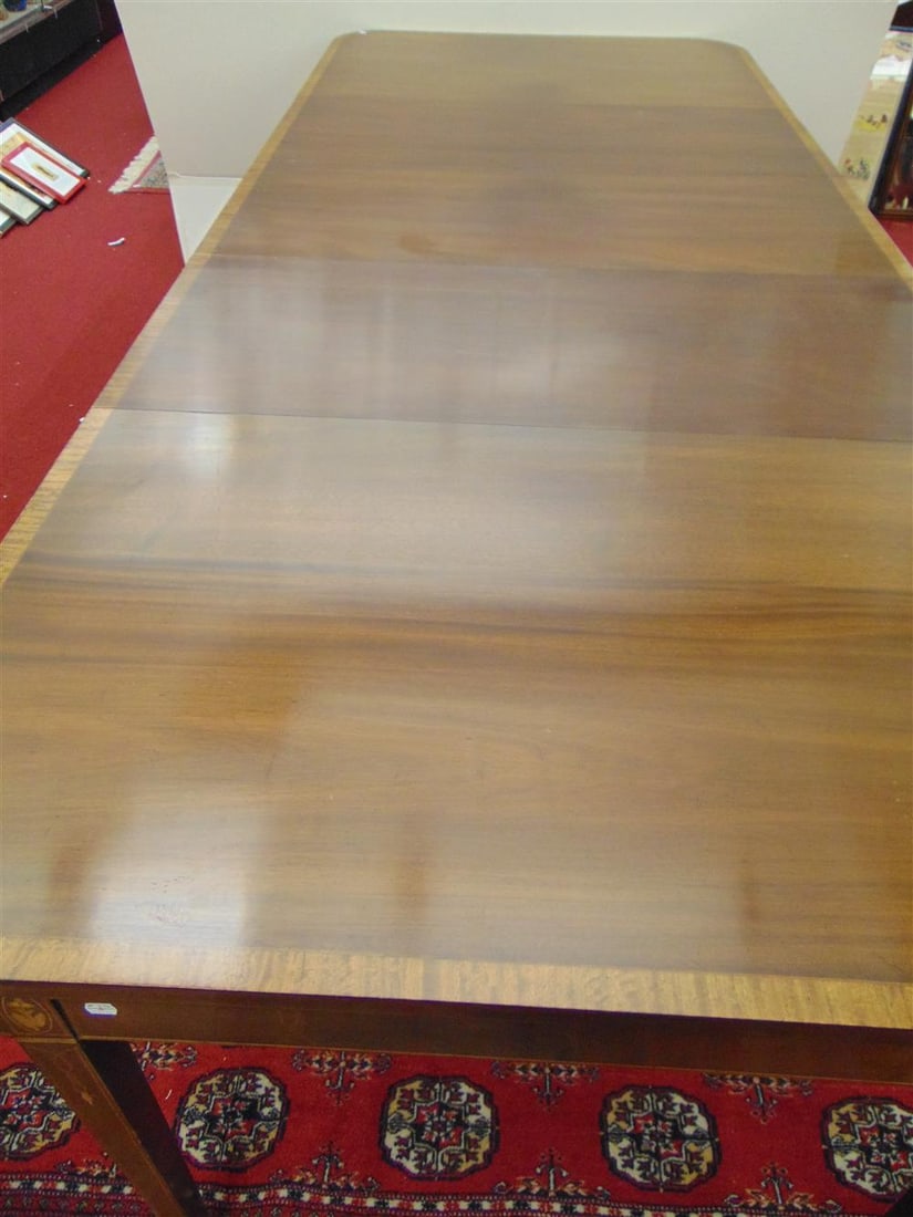 Signed Biggs/richmond, Virginia, Hepplewhite Style Inlaid Mahogany