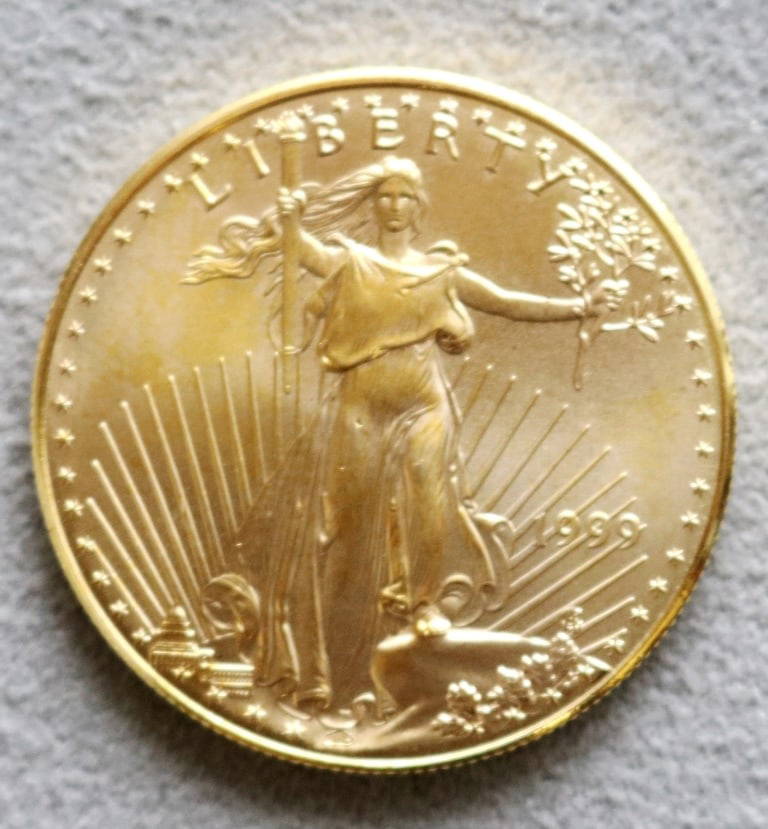 U.s. Liberty 50-dollar Gold Coin, 1999, Auction
