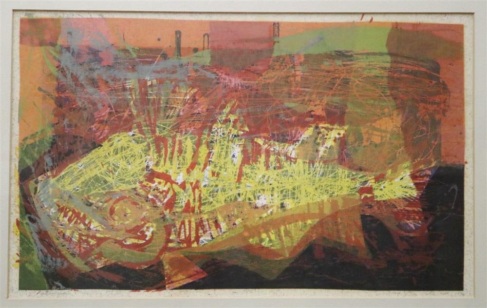 WARRINGTON WICKHAM COLESCOTT JR, (American, 1921–2018), Paleozoic, 1954, (1 of 15)