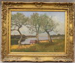 MAX WEYL (American, 1837-1914). Little River From Rosslyn, 1912, Oil on canvas. Signed and dated