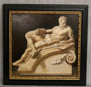 STERE GRANT (Romanian / American, 20th century). Michelangelo's Dusk, New Sacristy, Medici Chapel in