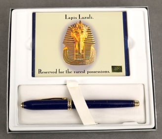 CROSS TOWNSEND LAPIS LAZULI ROLLERBALL PEN, Model 795.