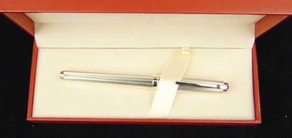 FOUR S.T. DUPONT PENS, ROLLER BALL OR BALL POINT.