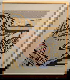 ROY LICHTENSTEIN (American, 1923-1997). SHIPBOARD GIRL, 1965, Signed in pencil lower right, "rf