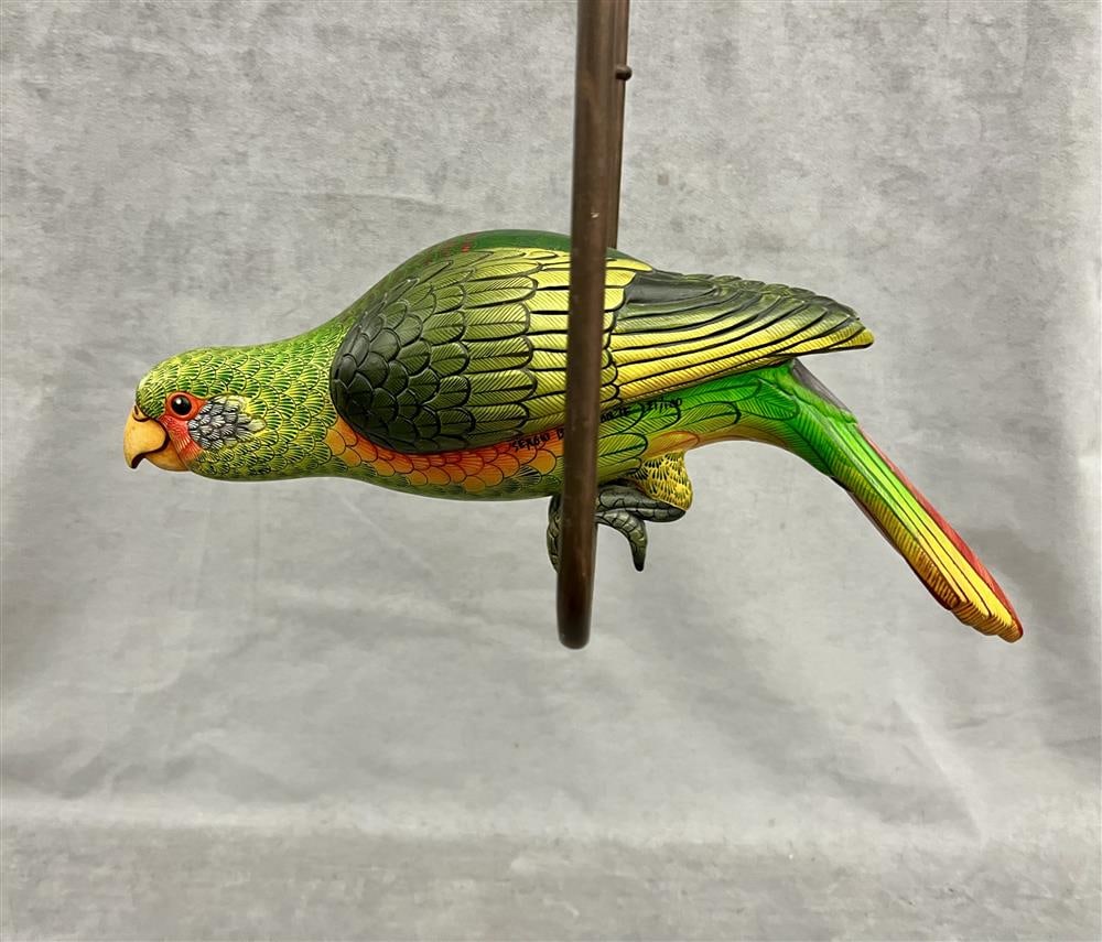 SERGIO BUSTAMANTE (Mexican, b. 1949). PARROT, Signed under wing and numbered as limited edition (1 of 17)