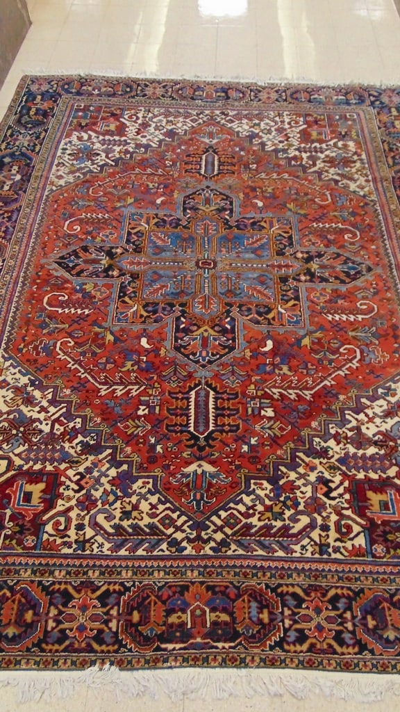 HERIZ RUG, - App. 9 ft. 1 in. x 11 ft. 7 in. (1 of 7)