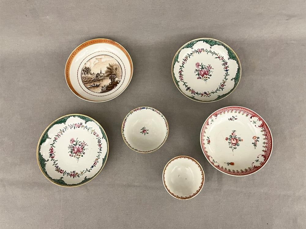 SIX PIECES 18TH CENTURY CHINESE EXPORT PORCELAIN , (1 of 11)