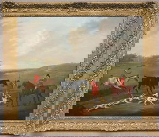 JOHN NOST SARTORIUS (English, 1759-1828). The Kill, Oil on canvas laid down to board. Framed. .