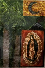 RICARDO SILVEIRA MIRO (Cuban, born 1960). Retrato de Familia (Family Portrait), 2003, Collograph on