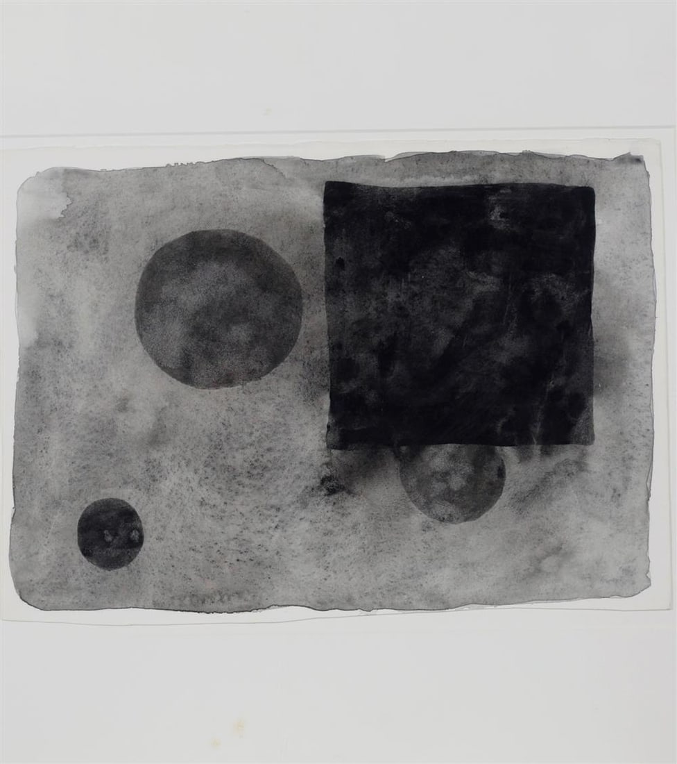 JOHN LARABEE (American, 1954–1989). Untitled, Gouache on paper. Verso gallery label provides (1 of 8)