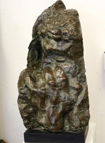 AFTER EMILE-ANTOINE BOURDELLE (French, 1861 - 1929). La Nuit de profil (The Night in profile),