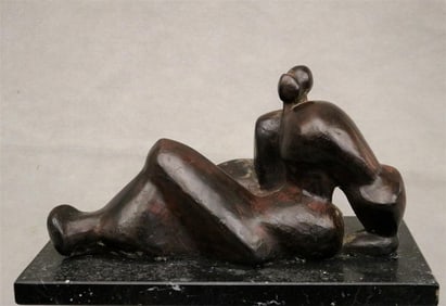 ALFREDO HALEGUA (Uruguayan / American, born 1930). Beachgoer, circa 1960s, Sculpture of either