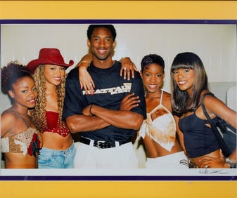STEVEN WILLIAMS (American, 20th century). Kobe Bryant & Destinys Child, Limited edition photograph