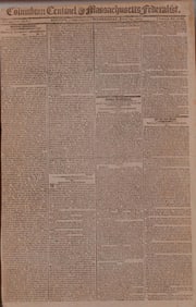 "OF THE LATE DUEL" HEADLINE COVERAGE OF THE ALEXANDER HAMILTON-AARON BURR FATAL DUEL, Columbian