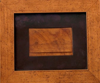 1883 BROOKLYN BRIDGE OPENING DAY SOUVENIR ISSUED BY NEW YORK DEPARTMENT STORE LORD & TAYLOR. -