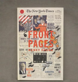 "FRONT PAGES" BY NANCY CHUNN, 1997, Published by Rizzoli, New York. - 8 1/2 in. x 14 in.