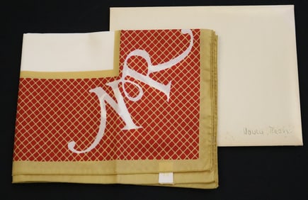 NANCY REAGAN SILK SCARF,