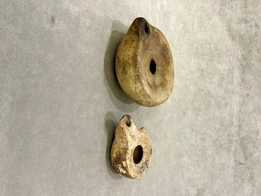 ROMAN TERRACOTA OIL LAMPS.