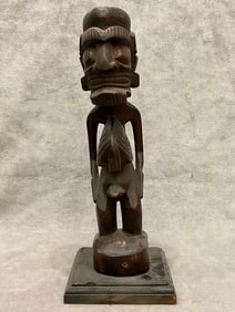EASTER ISLAND RAPA NUI CULTURE MOAI KAVAKAVA STATUE, - Height: 12.5 inches