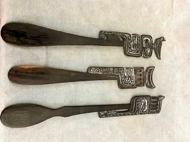 PAPUA NEW GUINEA LIME SPATULAS, - Length:.