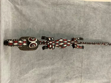 BURKINA FASO BWA CROCODILE MASK, - Length:.