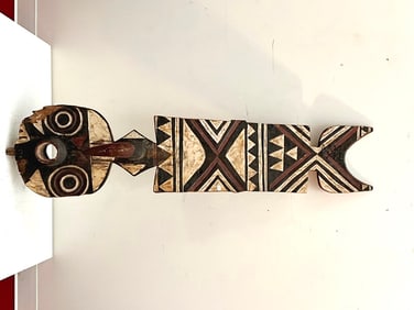 BURKINA FASO BWA NWANTANTAY PLANK MASK. - Height: 59 inches.