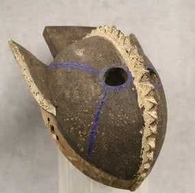 BURKINA FASO MOSSI BAARA ZOOMORPHIC MASK, - height: 11 inches.