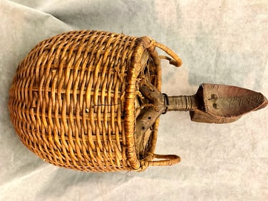 CONGOLESE BAKOTA RELIQUARY GUARDIAN MBULU NGULU FIGURE, - Height:.