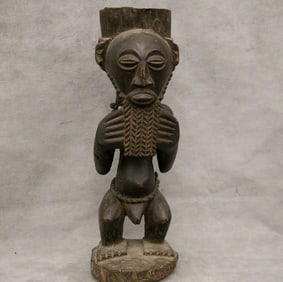 CONGOLESE KUSU MALE FIGURE,