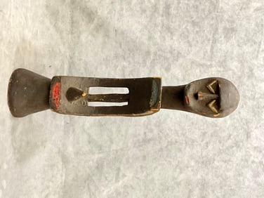 CONGOLESE SALAMPASU PEOPLE STATUE, - Height:.