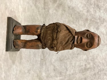 CONGOLESE TEKE BATEKE PEOPLE FETISH NKISI FIGURE, - Height:.