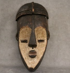 GABONESE MAHONGWE BWETE MASK, - Height: 19 inches.