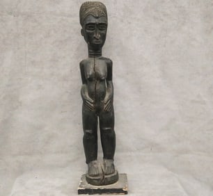 IVORY COAST BAOULE BLOLO BLA STATUE. - Height approximately: 22 inches.