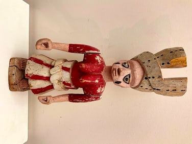 IVORY COAST BAULE COLON FIGURE. - Height: 19 inches.