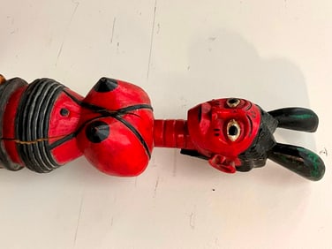 IVORY COAST BAULE FEMALE FIGURE. - Height: 30 inches.