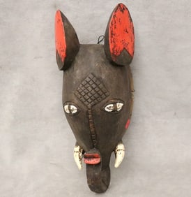 IVORY COAST BAULE MASK, - Height:.