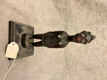 IVORY COAST BAULE PEOPLES FETISH ANCESTOR FIGURE, - Height:.