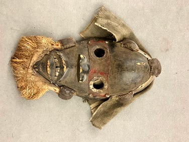 IVORY COAST DAN PEOPLE "ZAKPAI" MASK. - Height: 10.5 inches.