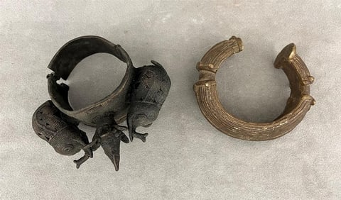 MALIAN AND TAUREG CURRENCY BRACELETS,