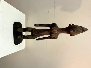 MALIAN BAMBARA PEOPLE SPIRIT STATUE, - Height:.