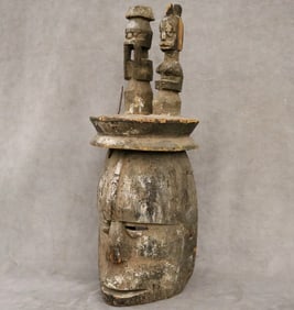 MALIAN DOGON MOMMO MASK, - height: 22 inches.