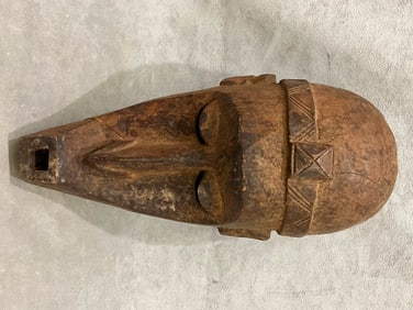MALIAN DOGON PEOPLE DANCE MASK. - Height approximately: 15 inches.