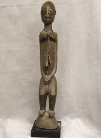 MALIAN DOGON FEMALE ANCESTOR FIGURE, - Height: 29 inches.